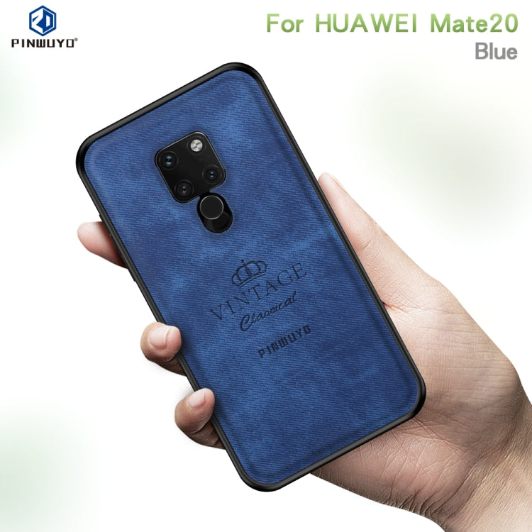 PINWUYO Anti-wrestling Waterproof Full Coverage PC Case for Huawei Mate 20(Blue) - Huawei Cases by PINWUYO | Online Shopping UK | buy2fix