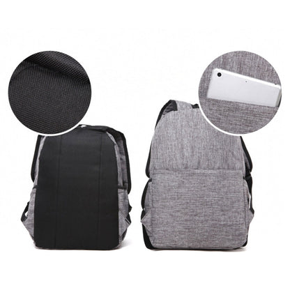 Universal Multi-Function Canvas Laptop Computer Shoulders Bag Leisurely Backpack Students Bag, Small Size: 37x26x12cm, For 13.3 inch and Below Macbook, Samsung, Lenovo, Sony, DELL Alienware, CHUWI, ASUS, HP(Black) - Backpack by buy2fix | Online Shopping UK | buy2fix