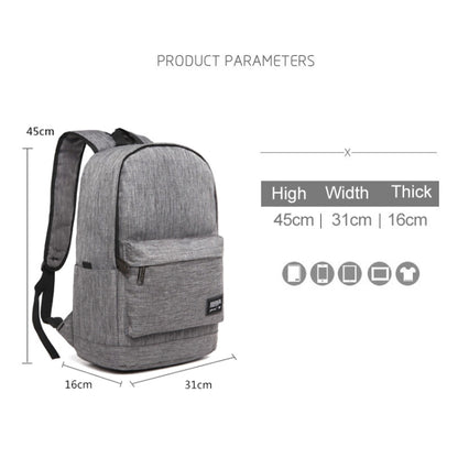 Universal Multi-Function Oxford Cloth Laptop Shoulders Bag Backpack with External USB Charging Port, Size: 45x31x16cm, For 15.6 inch and Below Macbook, Samsung, Lenovo, Sony, DELL Alienware, CHUWI, ASUS, HP(Black) - Backpack by buy2fix | Online Shopping UK | buy2fix