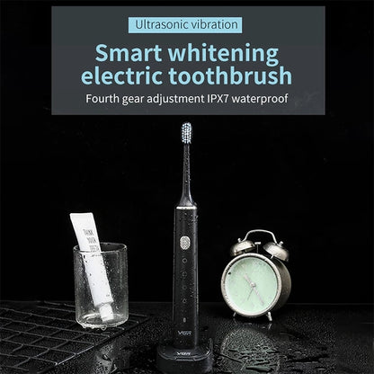 VGR V-809 IPX7 USB Sonic Electric Toothbrush with Memory Function(White) - Toothbrushes by VGR | Online Shopping UK | buy2fix