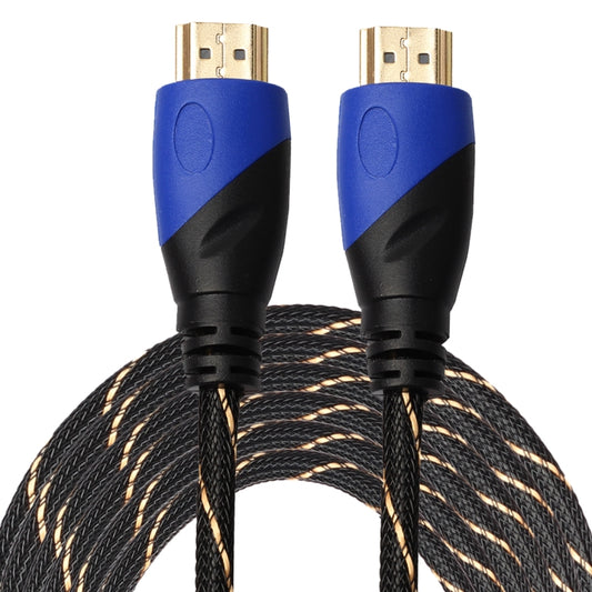 10m HDMI 1.4 Version 1080P Woven Net Line Blue Black Head HDMI Male to HDMI Male Audio Video Connector Adapter Cable - Cable by buy2fix | Online Shopping UK | buy2fix