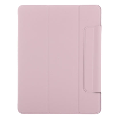 For iPad Air 13 2024 / Pro 12.9 2020 Double-sided Magnetic Flip PU Leather Tablet Case With Holder & Sleep / Wake-up Function(Rose Gold) - iPad Pro 12.9 (2020) Cases by buy2fix | Online Shopping UK | buy2fix