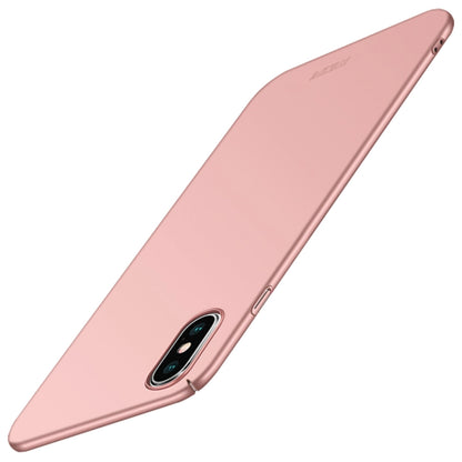 For iPhone XS Max MOFI Frosted PC Ultra-thin Full Coverage Protective Case (Rose Gold) - More iPhone Cases by MOFI | Online Shopping UK | buy2fix