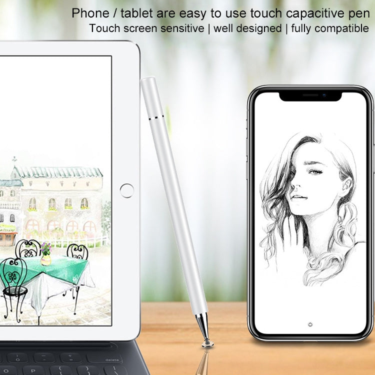 Passive Capacitive Pen Touch Screen Stylus Pen(White) - Stylus Pen by buy2fix | Online Shopping UK | buy2fix