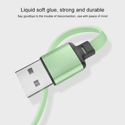 3.5A Liquid Silicone 3 in 1 USB to USB-C / Type-C + 8Pin + Micro USB Retractable Data Syn Charging Cable (Green) - Multifunction Cable by buy2fix | Online Shopping UK | buy2fix