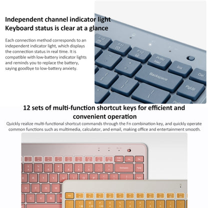 Original Xiaomi XMBXJP01YM 85 Keys Portable Dual-mode Keyboard (Blue) - Wireless Keyboard by Xiaomi | Online Shopping UK | buy2fix