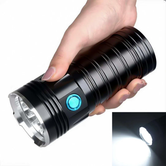 3 Gears, K18MAX 18xT6, Luminous Flux: 5400lm LED Flashlight(Black) - LED Flashlight by buy2fix | Online Shopping UK | buy2fix