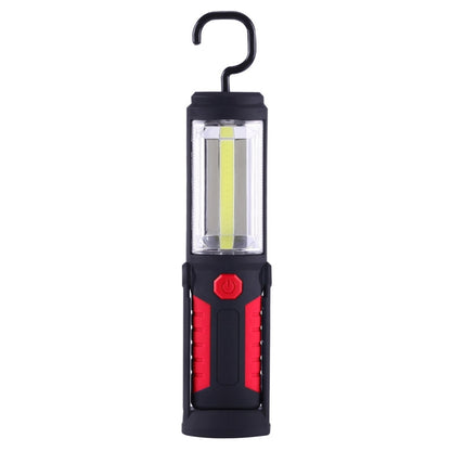 PR5W-1 5W COB+1W F8 IP43 Waterproof White Light LED Torch Work Light , 400 LM Multi-function USB Charging Portable Emergency Work Stand Light with Magnetic & 360 Degrees Swivel Hook(Red) - LED Flashlight by buy2fix | Online Shopping UK | buy2fix