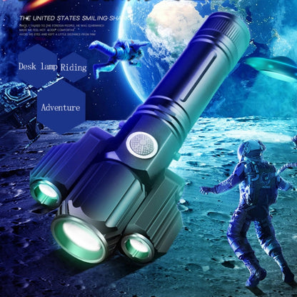 KS-738 USB Charging Waterproof T6+XPE Zoomable LED Flashlight with 4-Modes - LED Flashlight by buy2fix | Online Shopping UK | buy2fix