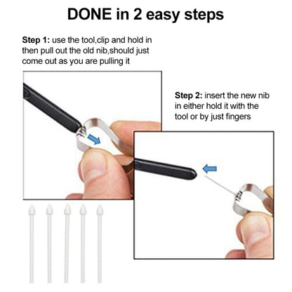 6 in 1 Universal Stylus Pen Replacement Pencil Tips For Samsung Galaxy Tab S8 / S7 / S6 / Galaxy Note20 / Note10 / S23 Ultra / S22 Ultra(White) - Pencil Accessories by buy2fix | Online Shopping UK | buy2fix