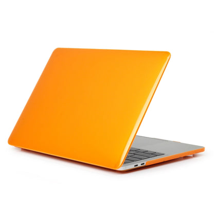 Laptop Crystal Style PC Protective Case for MacBook Pro 15.4 inch A1990 (2018) (Orange) - MacBook Pro Cases by buy2fix | Online Shopping UK | buy2fix