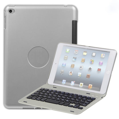 F1+ For iPad mini 5 / 4 Laptop Version Plastic Bluetooth Keyboard Tablet Case(Silver) - For iPad mini by buy2fix | Online Shopping UK | buy2fix