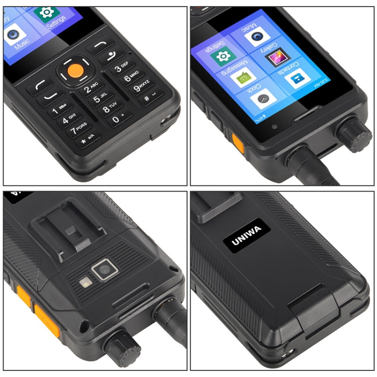 UNIWA P5 DMR POC Walkie Talkie Rugged Phone, 1GB+8GB, IP65 Waterproof Dustproof Shockproof, 5300mAh Battery, 2.8 inch Android 9.0 MTK6739 Quad Core up to 1.3GHz, Network: 4G, PTT - UNIWA by UNIWA | Online Shopping UK | buy2fix