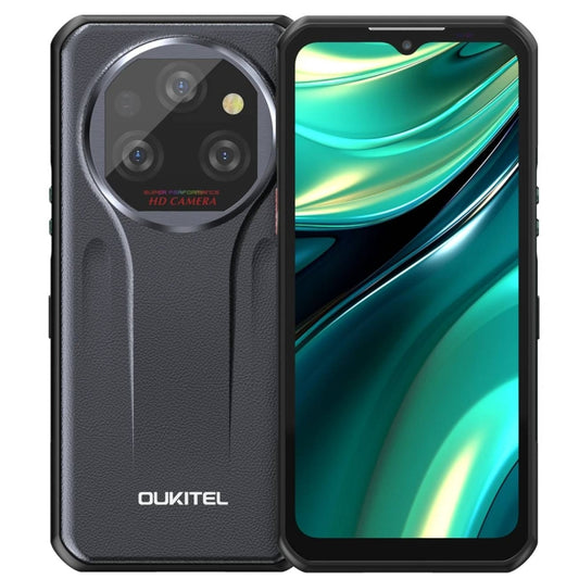 Oukitel WP39 5G Rugged Phone, 6GB+256GB, Night Vision, Fingerprint Identification, 6.6 inch MediaTek Dimensity 6100+ Octa Core, NFC, OTG, Network: 5G (Black) - OUKITEL by OUKITEL | Online Shopping UK | buy2fix