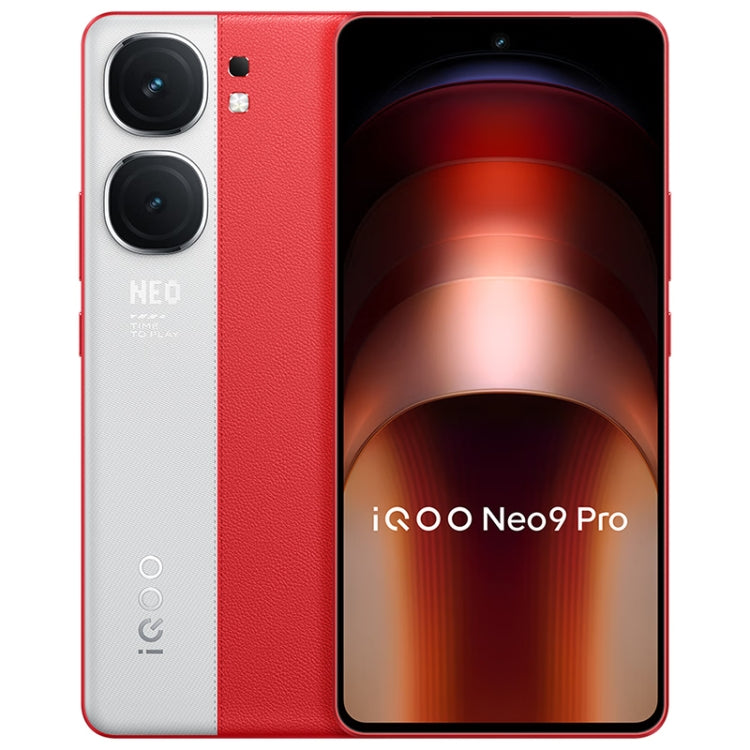 vivo iQOO Neo9 Pro, Dual Back Cameras, 16GB+1TB, Face ID / Fingerprint Identification, 6.78 inch Android 14 OriginOS 4 Dimensity 9300 Octa Core, OTG, NFC, Network: 5G, Support Google Play (Red) - vivo by vivo | Online Shopping UK | buy2fix