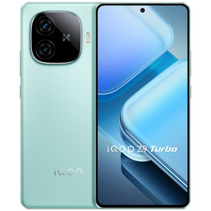 vivo iQOO Z9 Turbo, Dual Back Cameras, 16GB+512GB, Face ID Screen Fingerprint Identification, 6.78 inch Android 14.0 OriginOS 4 Snapdragon 8s Gen 3 Octa Core 3.0GHz, OTG, NFC, Network: 5G, Support Google Play (Mint Green) - vivo by vivo | Online Shopping UK | buy2fix