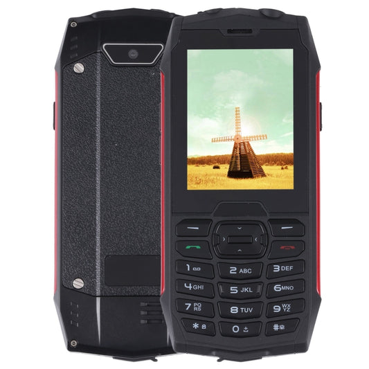 Rugtel R3C Rugged Phone, IP68 Waterproof Dustproof Shockproof, 2.8 inch, MTK6261D, 2000mAh Battery, SOS, FM, Dual SIM(Red) - Others by Rugtel | Online Shopping UK | buy2fix