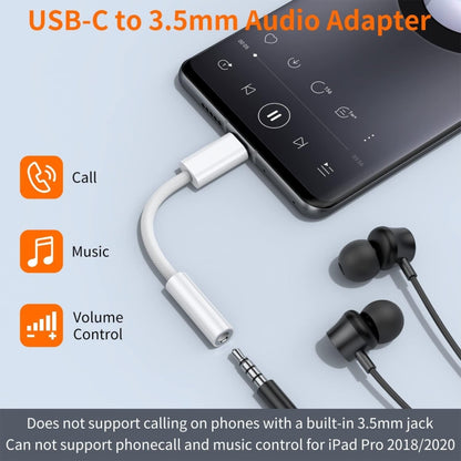 USB-C/Type-C to 3.5mm Audio Braided Adapter Cable - Type-C Adapter by buy2fix | Online Shopping UK | buy2fix