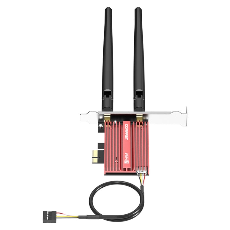 COMFAST CF-BE200 Pro 8774Mbps WiFi7 PCIE Wireless Network Adapter WiFi Receiver - USB Network Adapter by COMFAST | Online Shopping UK | buy2fix