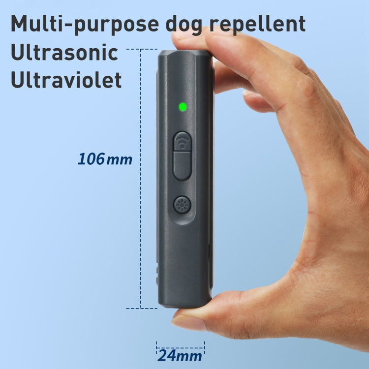 N11 Ultrasonic Dog Repeller with UV Flashlight (Orange) - Training Aids by buy2fix | Online Shopping UK | buy2fix