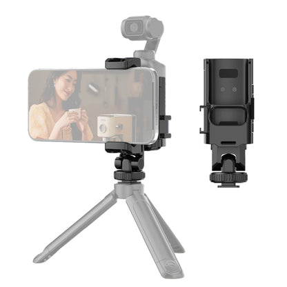 For DJI OSMO Pocket 3 PULUZ Protective Frame Expansion Phone Clamp, Compatible with Tripod Pole (Black) - Mount & Holder by PULUZ | Online Shopping UK | buy2fix