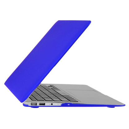 ENKAY for Macbook Air 11.6 inch (US Version) / A1370 / A1465 Hat-Prince 3 in 1 Frosted Hard Shell Plastic Protective Case with Keyboard Guard & Port Dust Plug(Dark Blue) - MacBook Air Cases by ENKAY | Online Shopping UK | buy2fix