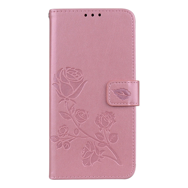 Rose Embossed Horizontal Flip Environmental PU Leather Case with Holder & Card Slots & Wallet for Galaxy S9+(Rose Gold) - Galaxy Phone Cases by buy2fix | Online Shopping UK | buy2fix