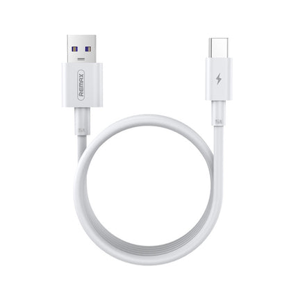 REMAX Marlik Series RC-183a 22.5W 5A USB to USB-C / Type-C Interface Fully Compatible Fast Charging Data Cable, Cable Length: 2m (White) - USB-C & Type-C Cable by REMAX | Online Shopping UK | buy2fix