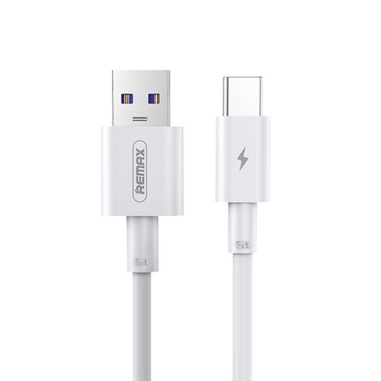 REMAX Marlik Series RC-183a 22.5W 5A USB to USB-C / Type-C Interface Fully Compatible Fast Charging Data Cable, Cable Length: 2m (White) - USB-C & Type-C Cable by REMAX | Online Shopping UK | buy2fix