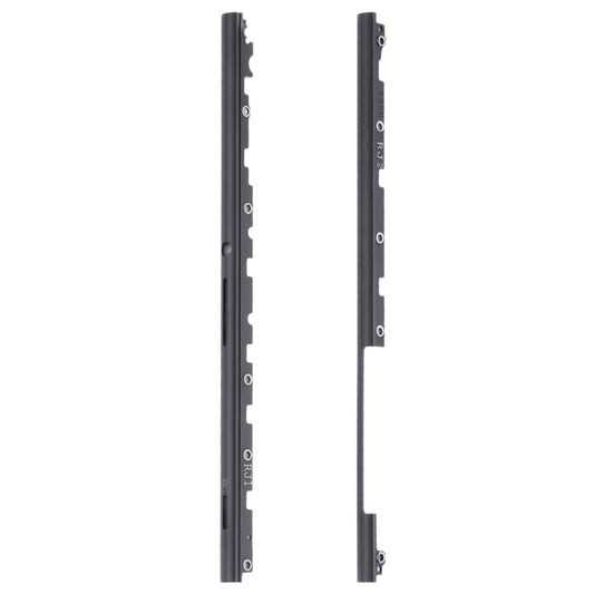 1 Pair Side Part Sidebar For Sony Xperia C5 Ultra (Black) - Frame Bezel Plate by buy2fix | Online Shopping UK | buy2fix