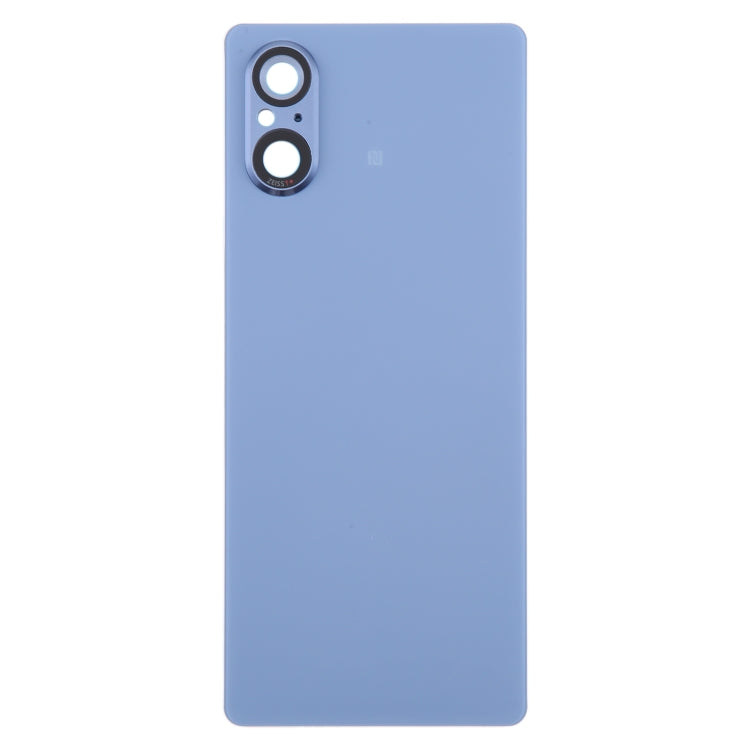 For Sony Xperia 5 V Battery Back Cover with Camera Lens Cover(Blue) - Back Cover by buy2fix | Online Shopping UK | buy2fix