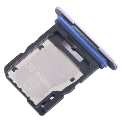 For Sony Xperia 10 V Original SIM Card Tray + Micro SD Card Tray (Blue) - Card Tray by buy2fix | Online Shopping UK | buy2fix