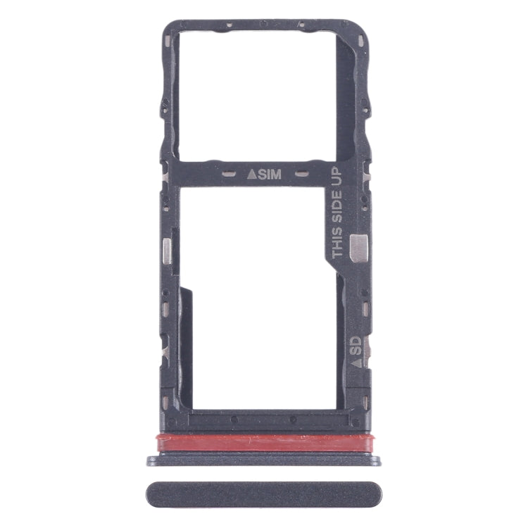 For TCL Stylus 5G T779W SIM Card Tray + Micro SD Card Tray (Grey) - Card Tray by buy2fix | Online Shopping UK | buy2fix