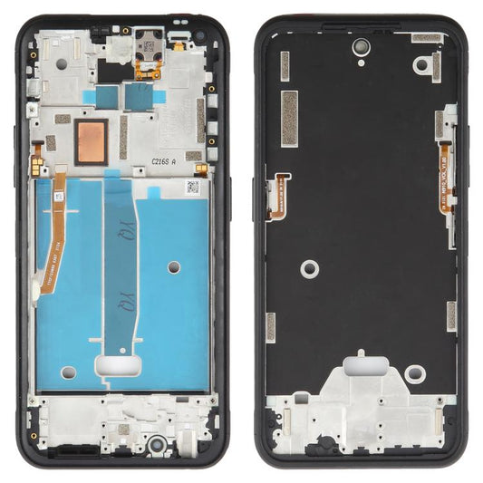 For Nokia XR20 Original Front Housing LCD Frame Bezel Plate (Black) - Full Housing Cover by buy2fix | Online Shopping UK | buy2fix