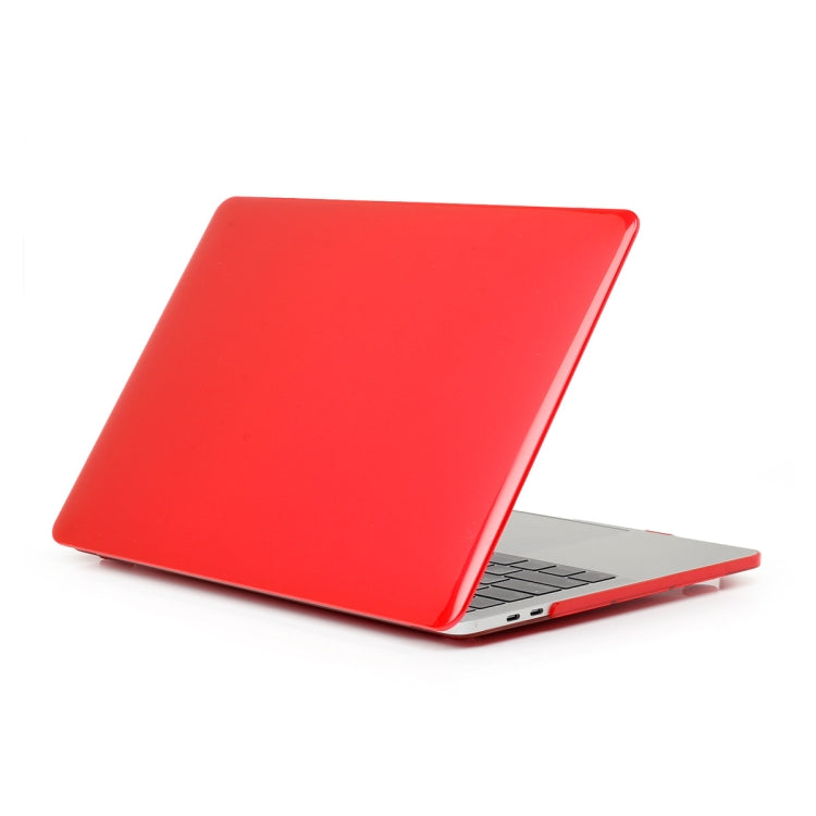 ENKAY Hat-Prince 3 in 1 For MacBook Pro 13 inch A2289 / A2251 (2020) Crystal Hard Shell Protective Case + Europe Version Ultra-thin TPU Keyboard Protector Cover + Anti-dust Plugs Set(Red) - MacBook Pro Cases by ENKAY | Online Shopping UK | buy2fix