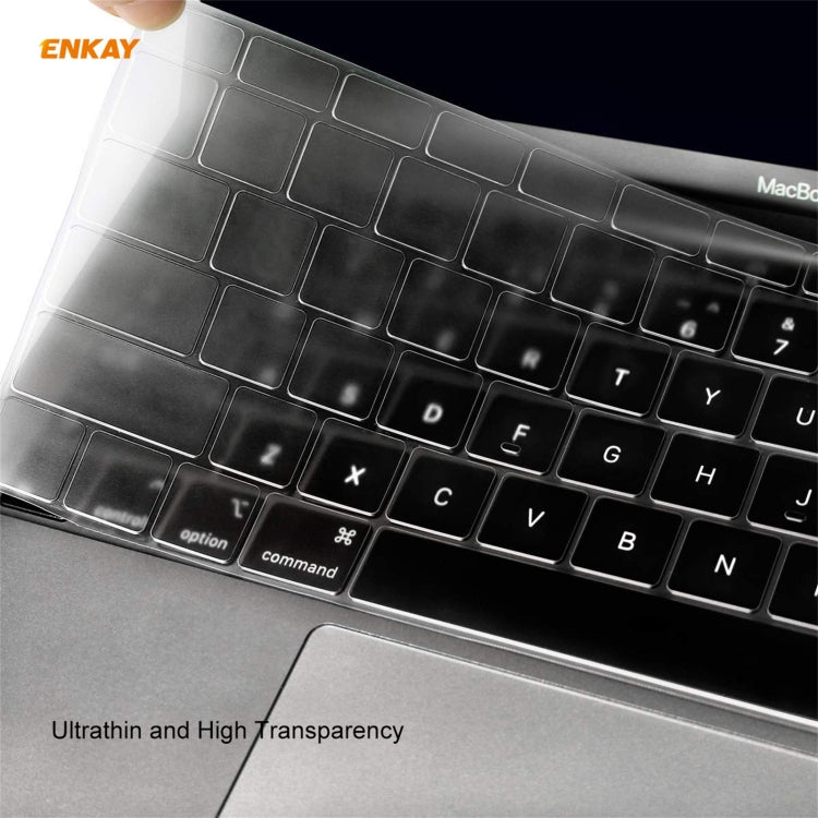 ENKAY 3 in 1 Matte Laptop Protective Case + EU Version TPU Keyboard Film + Anti-dust Plugs Set for MacBook Pro 13.3 inch A1706 / A1989 / A2159 (with Touch Bar)(Purple) - MacBook Pro Cases by ENKAY | Online Shopping UK | buy2fix