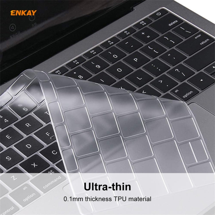 ENKAY US Version Soft TPU Keyboard Protector Film for MacBook 12 inch A1534 (2015) / Pro 13.3 inch A1708 (without Touch Bar) - Keyboard Protector by ENKAY | Online Shopping UK | buy2fix