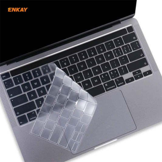 ENKAY Soft TPU Keyboard Protector Film for MacBook Pro 16 inch A2141 / Pro 13.3 inch A2289 & A2251 & A2338 (2020), EU Version - Keyboard Protector by ENKAY | Online Shopping UK | buy2fix