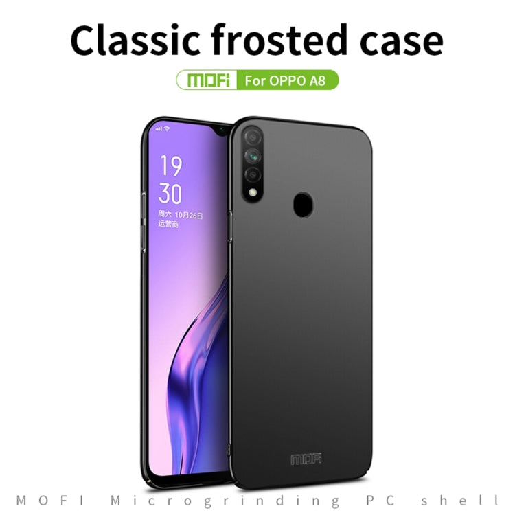 For OPPO A8 MOFI Frosted PC Ultra-thin Hard Case(Black) - OPPO Cases by MOFI | Online Shopping UK | buy2fix