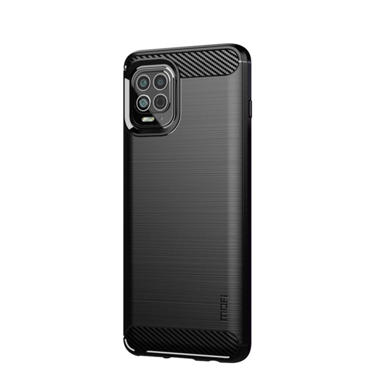 For Motorola Moto Edge S MOFI Gentleness Series Brushed Texture Carbon Fiber Soft TPU Case(Black) - Motorola Cases by MOFI | Online Shopping UK | buy2fix