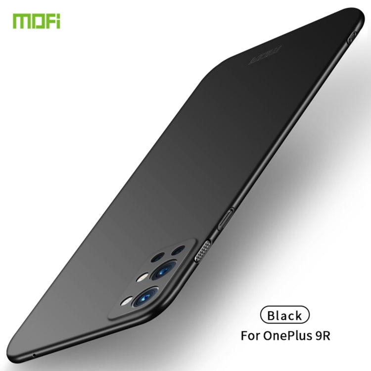 For OnePlus 9R MOFI Frosted PC Ultra-thin Hard Case(Black) - OnePlus Cases by MOFI | Online Shopping UK | buy2fix