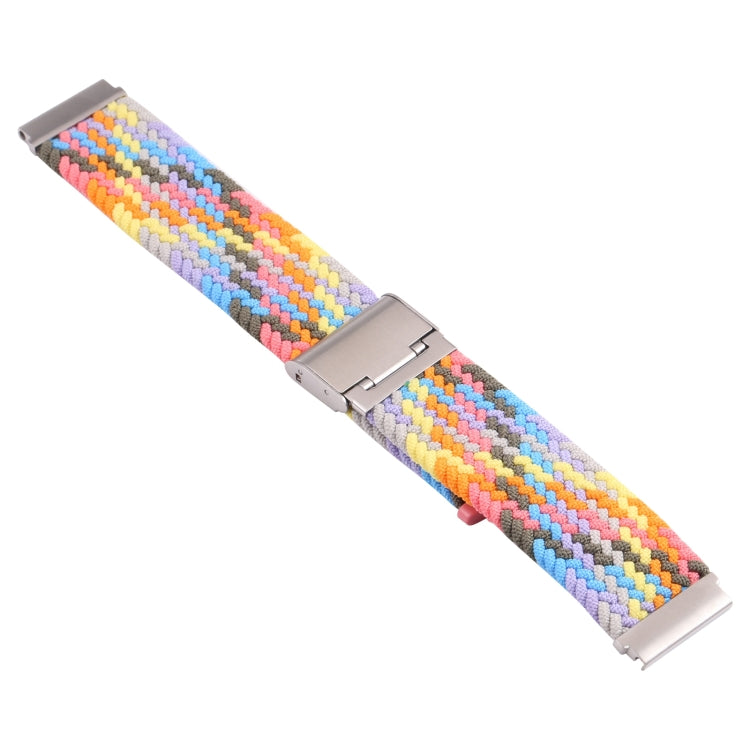 For Samsung Galaxy Watch 4 / Watch 5 20mm Nylon Braided Metal Buckle Watch Band(Color 1) - Watch Bands by buy2fix | Online Shopping UK | buy2fix