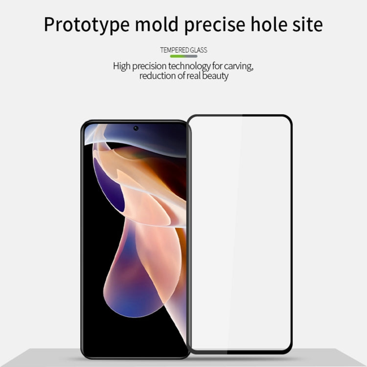 For Xiaomi Redmi Note 11 Pro / Note 11 Pro+ PINWUYO 9H 2.5D Full Screen Tempered Glass Film(Black) -  by PINWUYO | Online Shopping UK | buy2fix