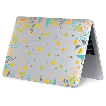 ENKAY Flower Series Pattern Laotop Protective Crystal Case For MacBook Air 13.3 inch A1932 / A2179 / A2337(Dandelion) - MacBook Air Cases by ENKAY | Online Shopping UK | buy2fix