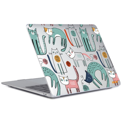 ENKAY Animal Series Pattern Laotop Protective Crystal Case For MacBook Pro 16 inch A2141(Thin Cat) - MacBook Pro Cases by ENKAY | Online Shopping UK | buy2fix