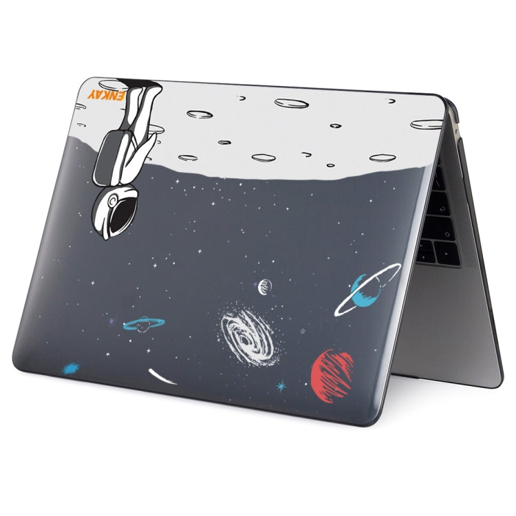 ENKAY Star Series Pattern Laotop Protective Crystal Case For MacBook Pro 14.2 inch A2442 (2021)(Backpack Astronaut) - MacBook Pro Cases by ENKAY | Online Shopping UK | buy2fix