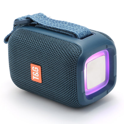 T&G TG339 RGB Light 5W Waterproof Portable Bluetooth Speaker(Blue) - Desktop Speaker by T&G | Online Shopping UK | buy2fix