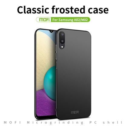 For Samsung Galaxy A02 / M02 MOFI Frosted PC Ultra-thin Hard Phone Case(Blue) - Galaxy Phone Cases by MOFI | Online Shopping UK | buy2fix