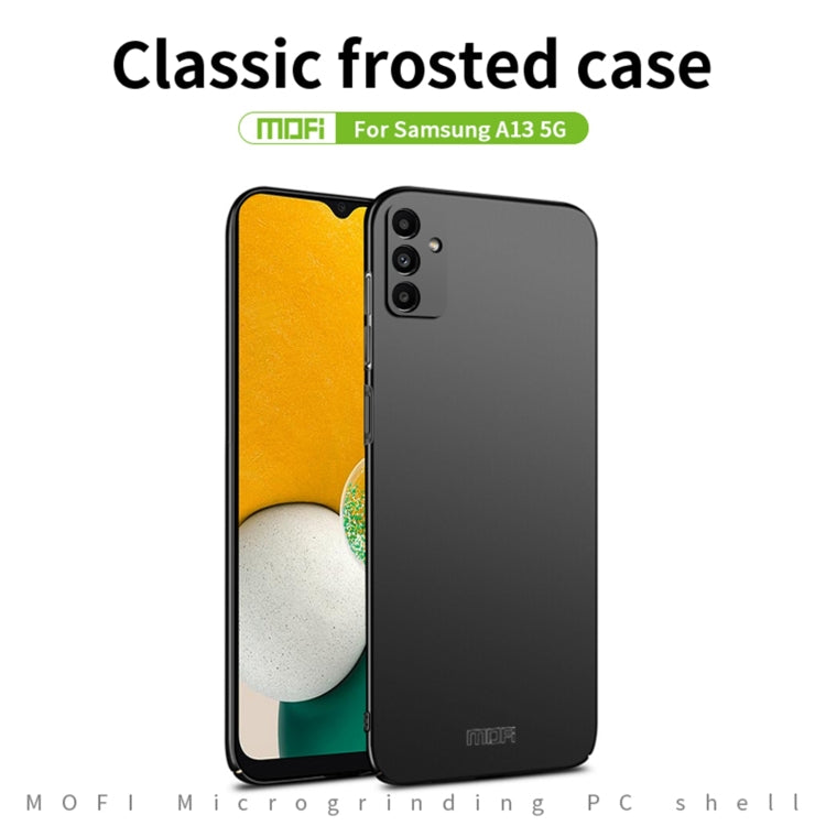 For Samsung Galaxy A13 5G MOFI Frosted PC Ultra-thin Hard Case(Gold) - Galaxy Phone Cases by MOFI | Online Shopping UK | buy2fix