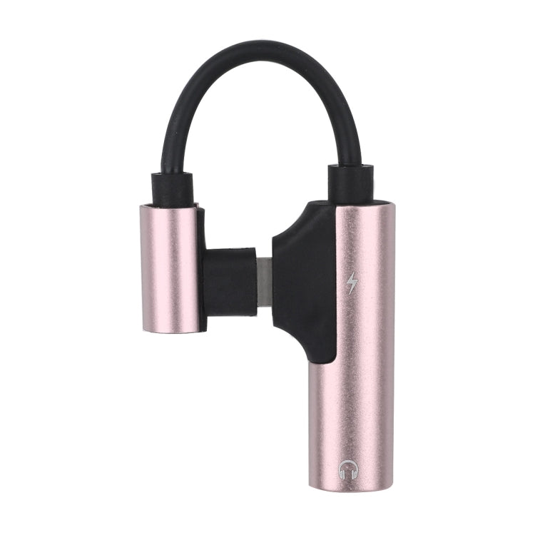ENKAY ENK-AT109 Male 8 Pin to Dual Female 8 Pin Adapter Data Transfer Cable(Pink) - Converter & Adapter by ENKAY | Online Shopping UK | buy2fix
